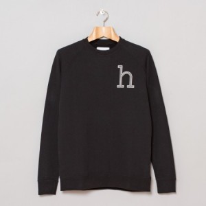 Han Kjøbenhavn / H Crew Neck Sweatshirt (Black)